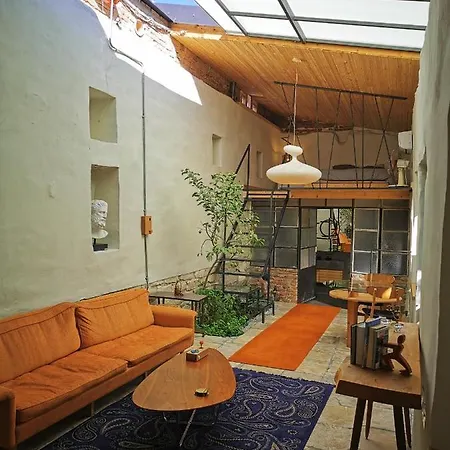 펜션 The Cabrio House- Unique Center Loft With Garden 레메소스